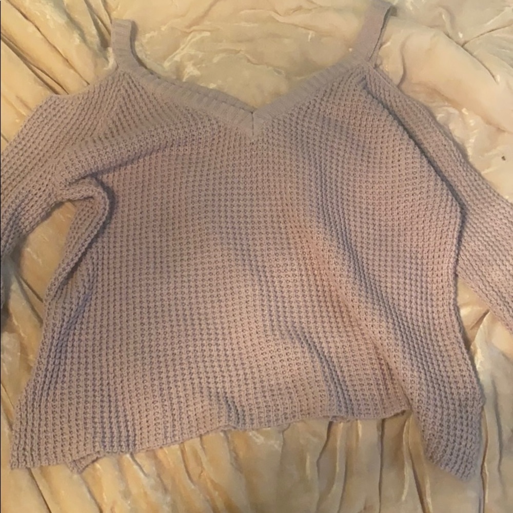 mauve sweater